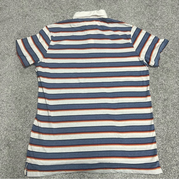 Marine Layer Polo Shirt Men's Larger Re-Spun High Softness Fabric Multi Stripe - Picture 6 of 8